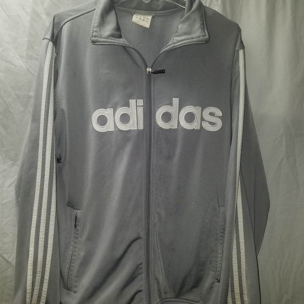Adidas big logo track jacket